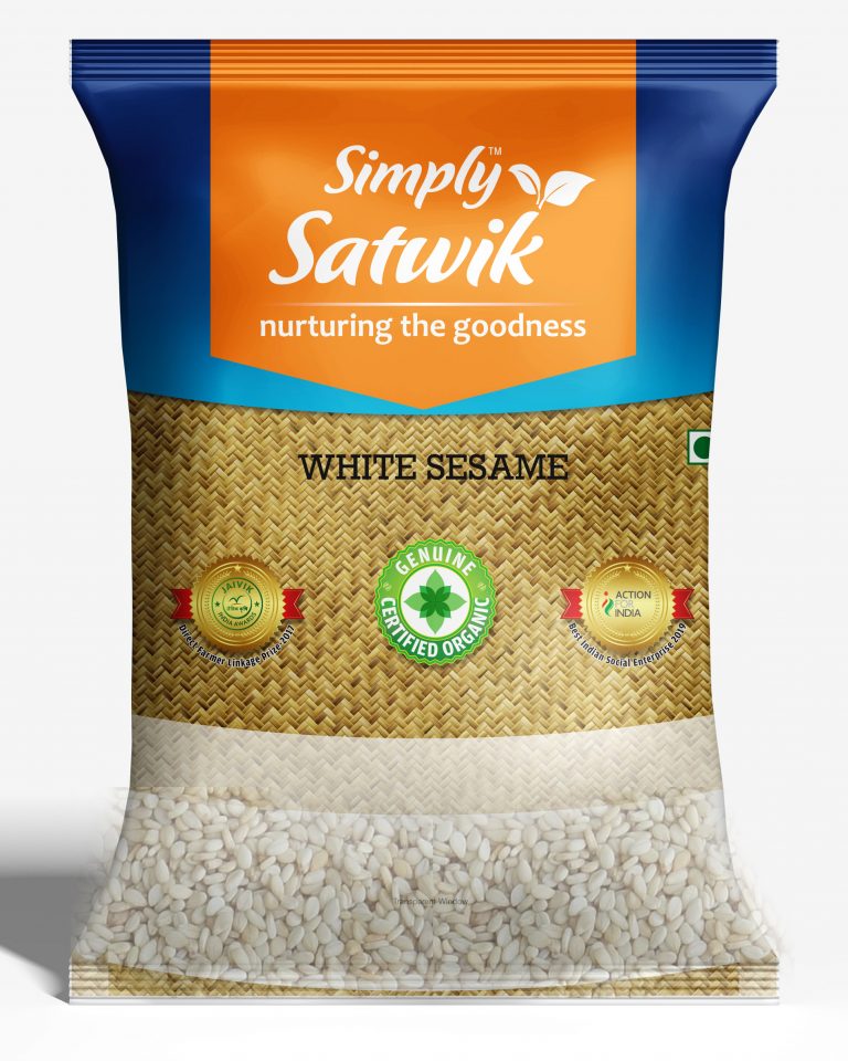 White sesame (250g-1kg) - Market connect to organic produce